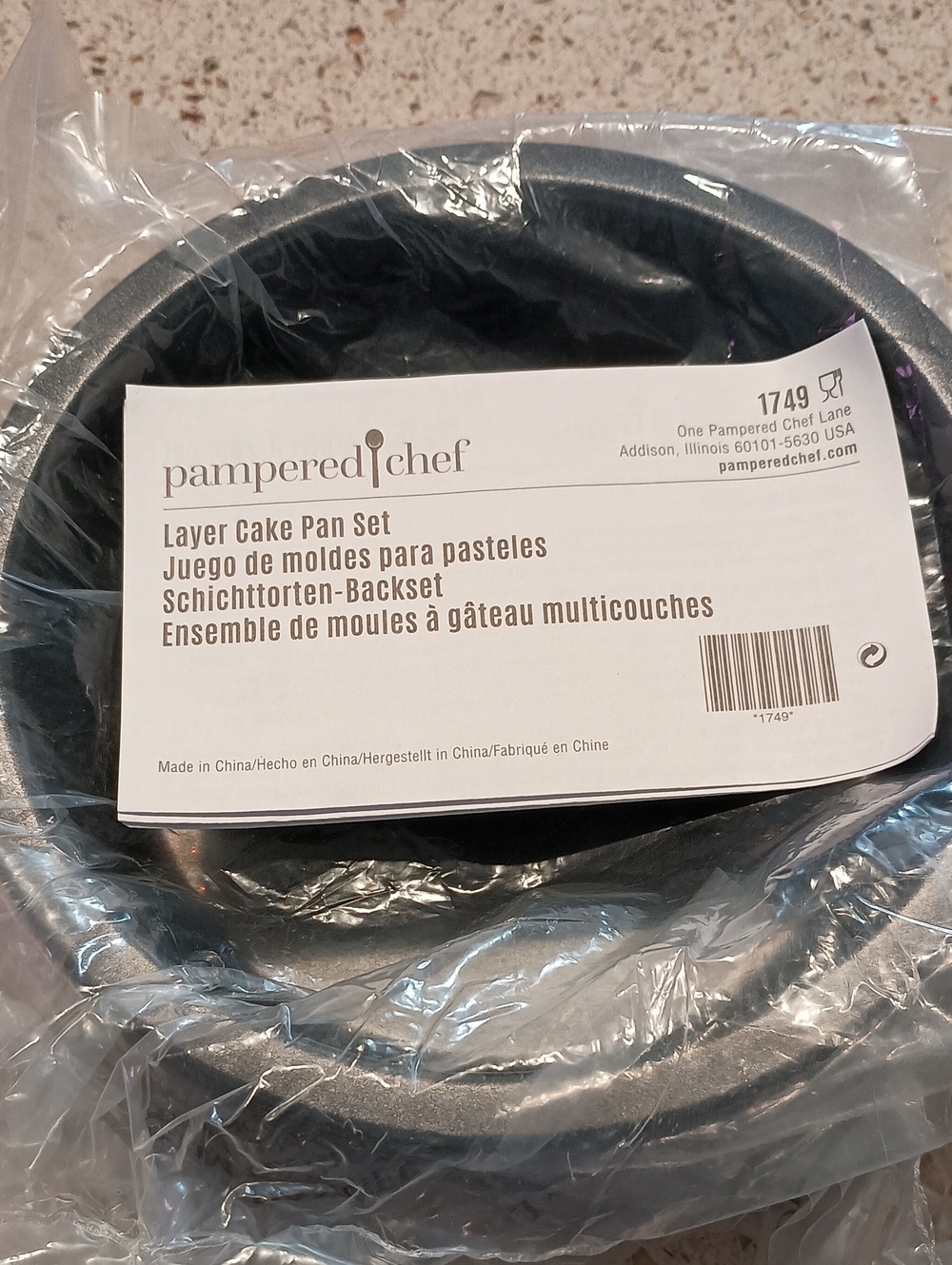 Pampered Chef Layer Cake Pan Set